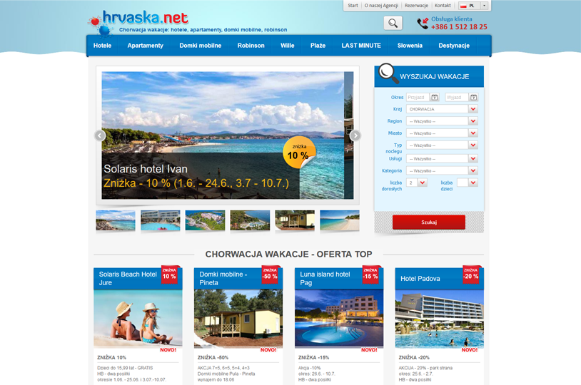 hrvaska net website