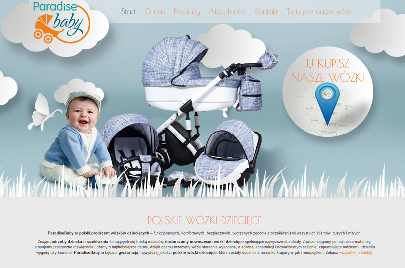 paradise baby - website